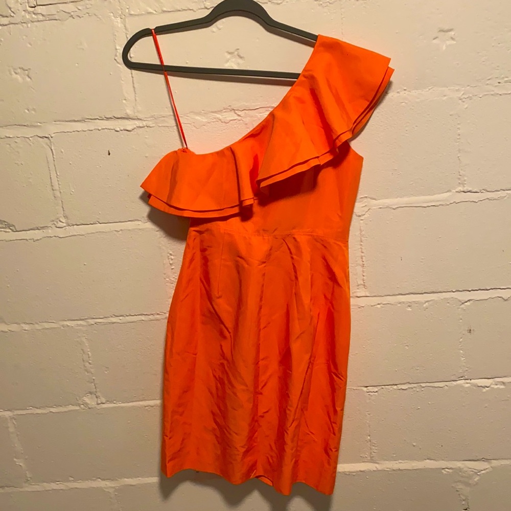 JCrew, One Shoulder Dress